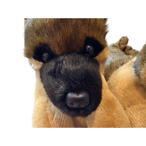 Everberry German Shepherd Furry Dog Slip On House House Slippers Women’s SZ 7-9 - Picture 10 of 10